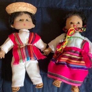 Pair of Mexican dolls